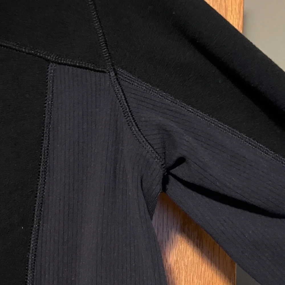 lululemon athletica Post Chaturanga Black Half-Zip Hoodie